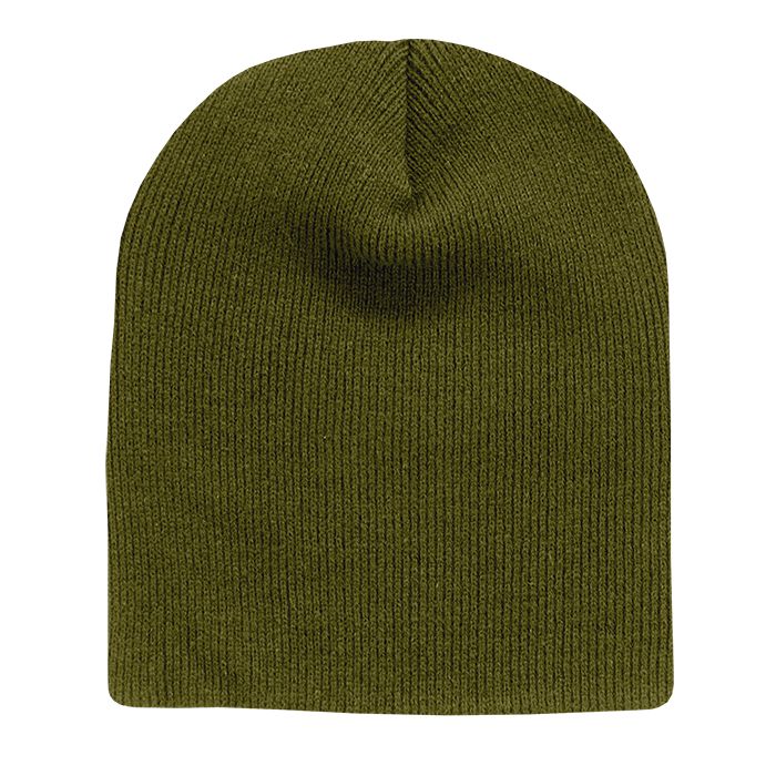 Decky 614 Acrylic Short Beanie Knit Cap - Blank - Signature Edition