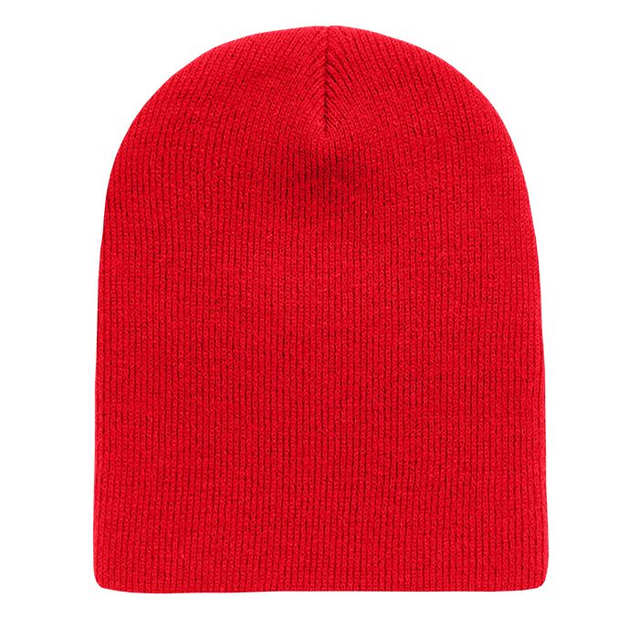 Decky 614 Acrylic Short Beanie Knit Cap - Blank - Signature Edition