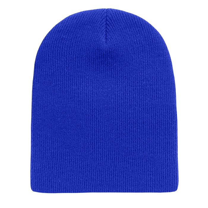 Decky 614 Acrylic Short Beanie Knit Cap - Blank - Signature Edition