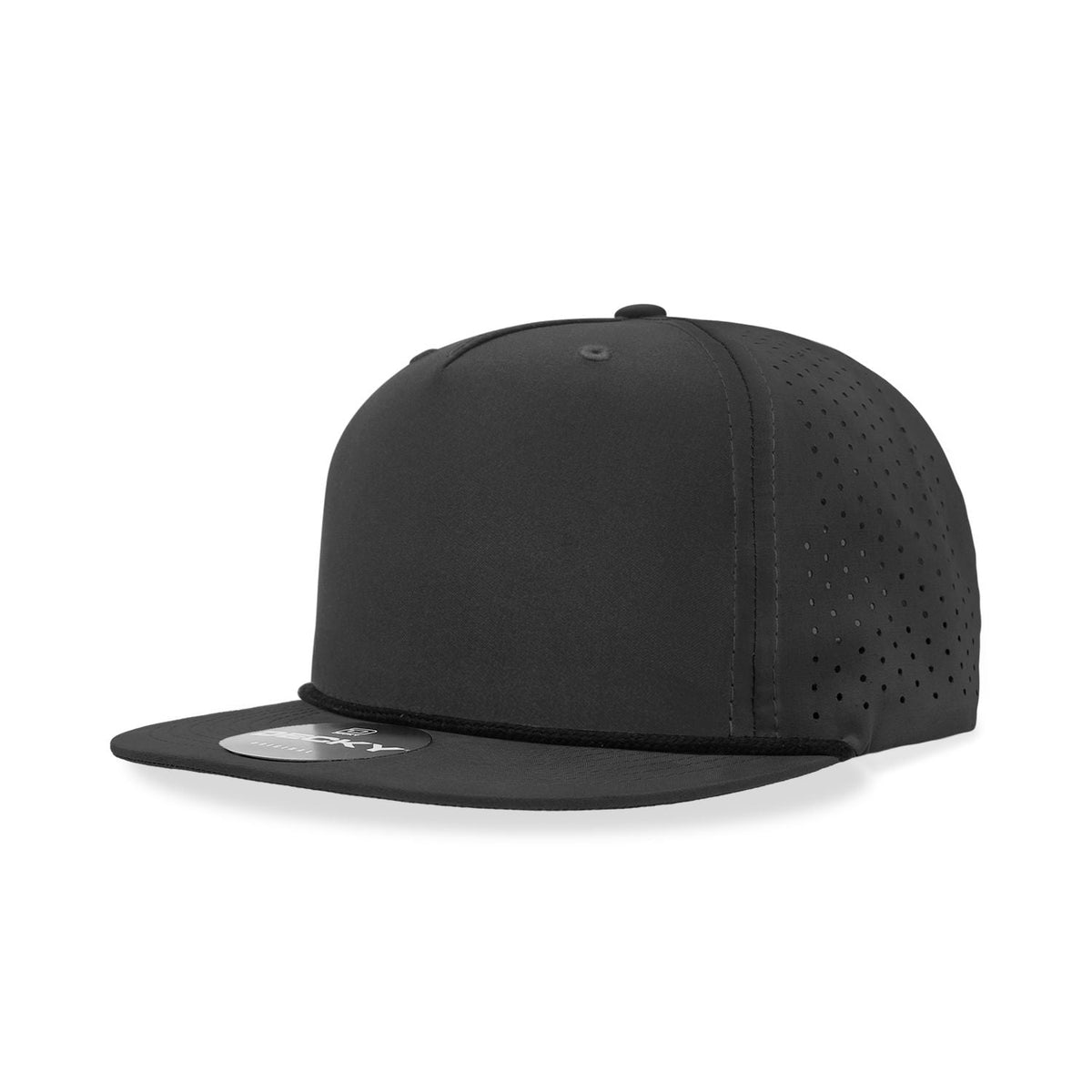 Decky 6226 5 Panel High Profile Relaxed Perforated Performance Rope Hat - Blank - Signature Edition