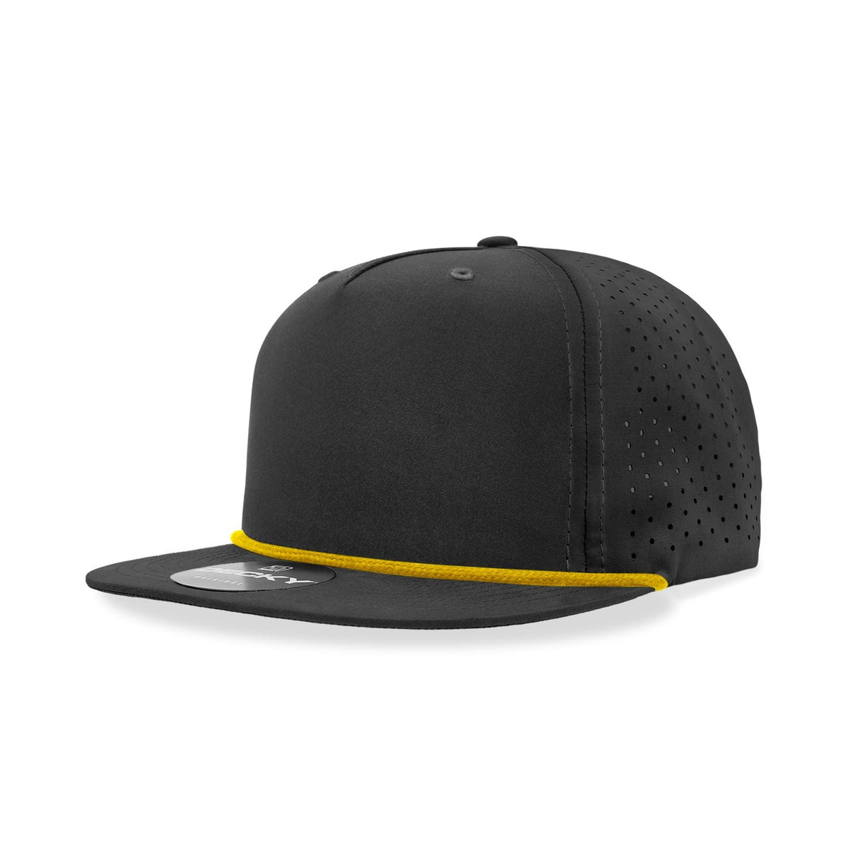 Decky 6226 5 Panel High Profile Relaxed Perforated Performance Rope Hat - Blank - Signature Edition