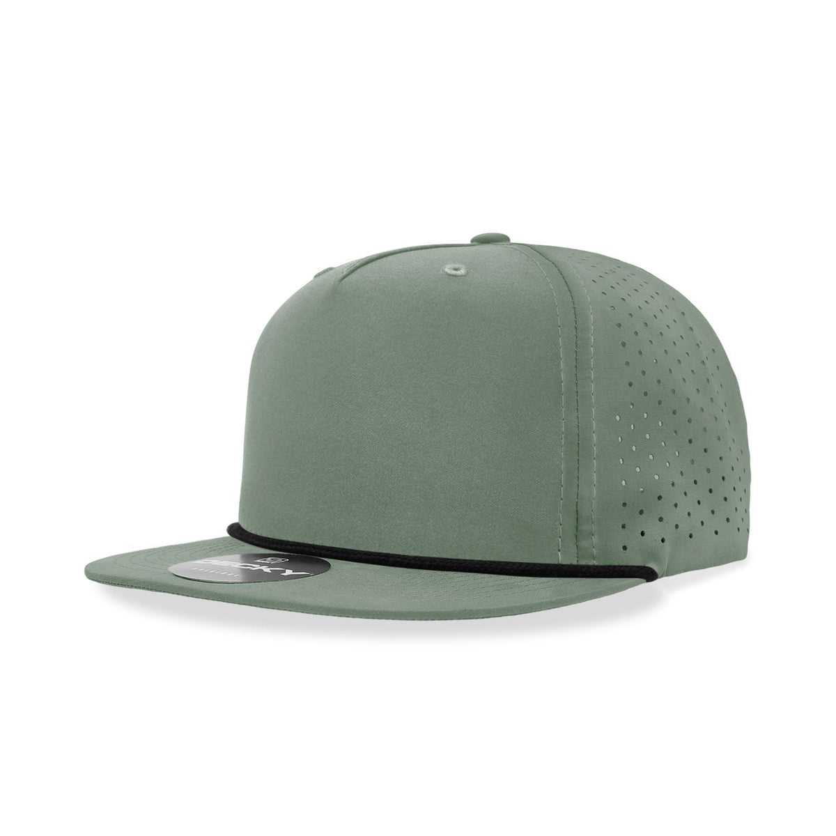 Decky 6226 5 Panel High Profile Relaxed Perforated Performance Rope Hat - Blank - Signature Edition