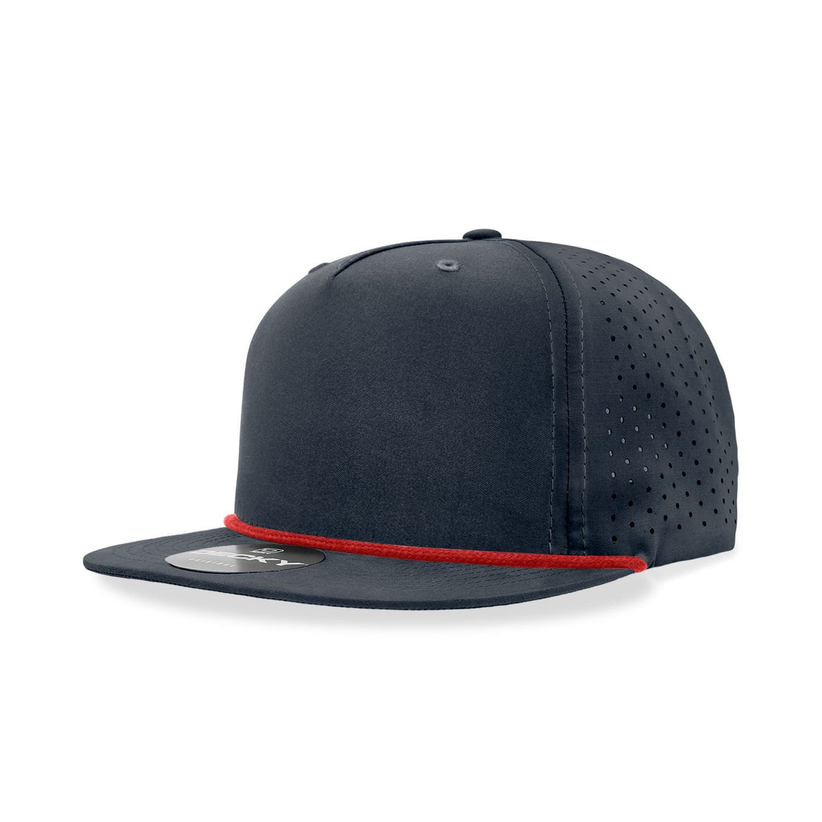 Decky 6226 5 Panel High Profile Relaxed Perforated Performance Rope Hat - Blank - Signature Edition