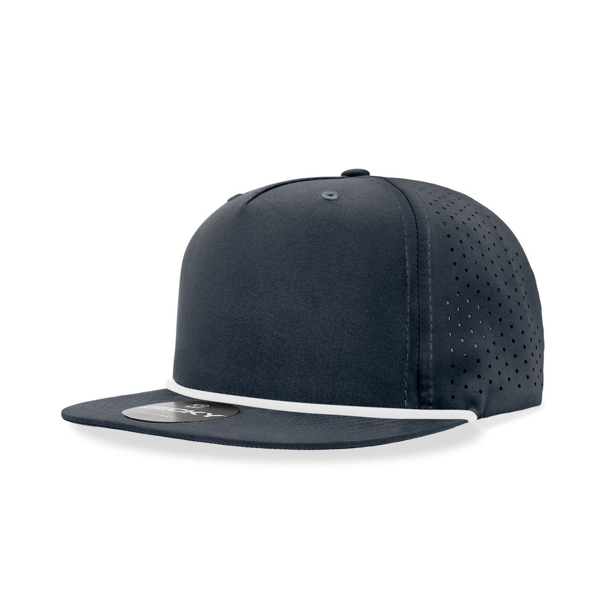 Decky 6226 5 Panel High Profile Relaxed Perforated Performance Rope Hat - Blank - Signature Edition