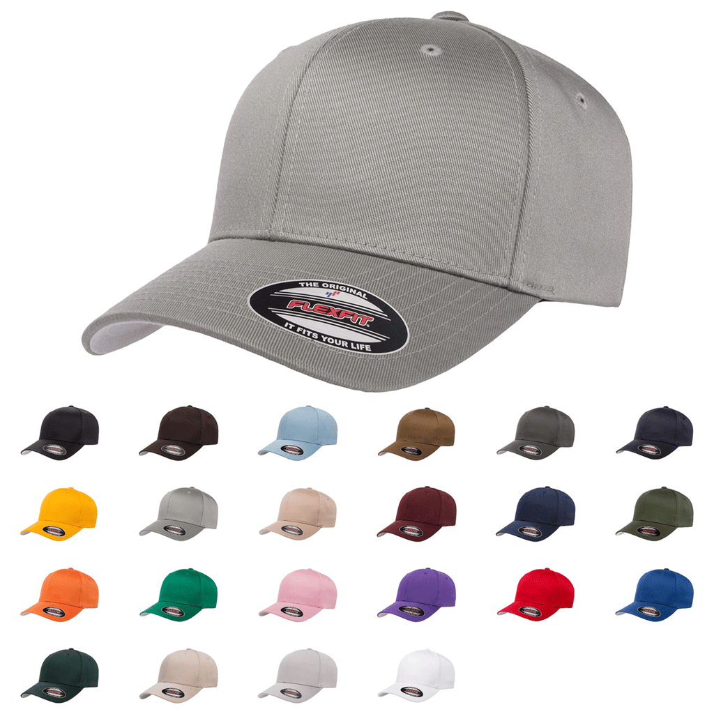 Flexfit 6277 Wooly Combed Cotton Blend Cap - Blank - Signature Edition