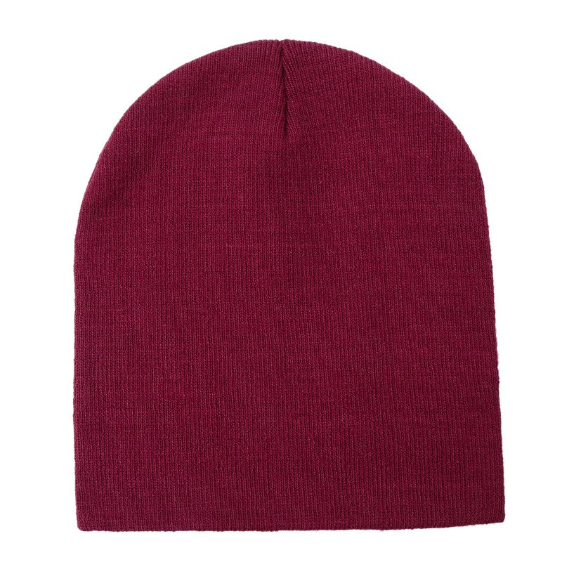 Unbranded Short Knit Beanie, Blank Knit Cap - Signature Edition