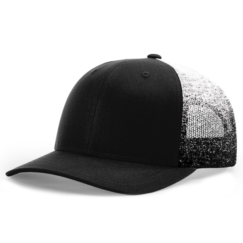 Richardson 112PM Printed Mesh Back Trucker Cap Snapback Hat - Blank - Signature Edition
