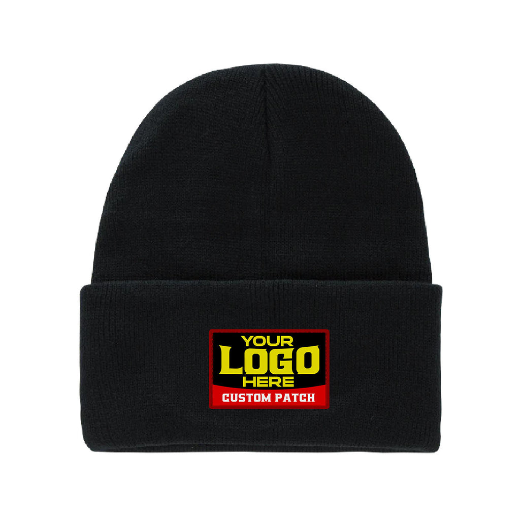 Custom Patch Decky 186 - Acrylic Long Beanie, Knit Cap - 186 - Signature Edition