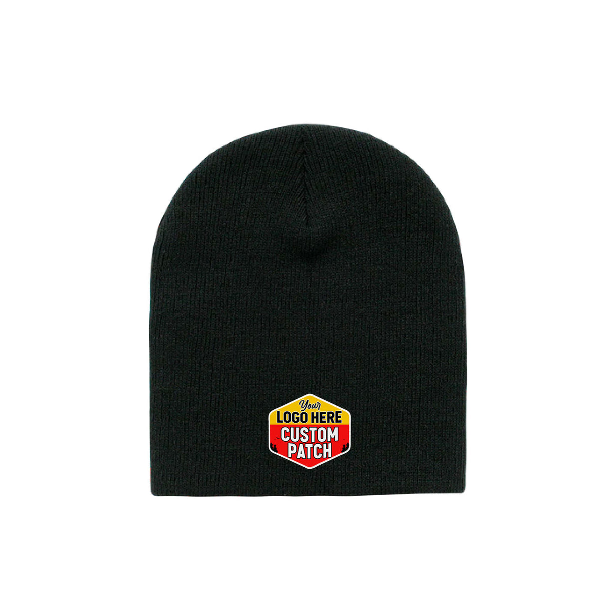 Custom Patch Decky 614 - Acrylic Short Beanie, Knit Cap - 614 - Signature Edition