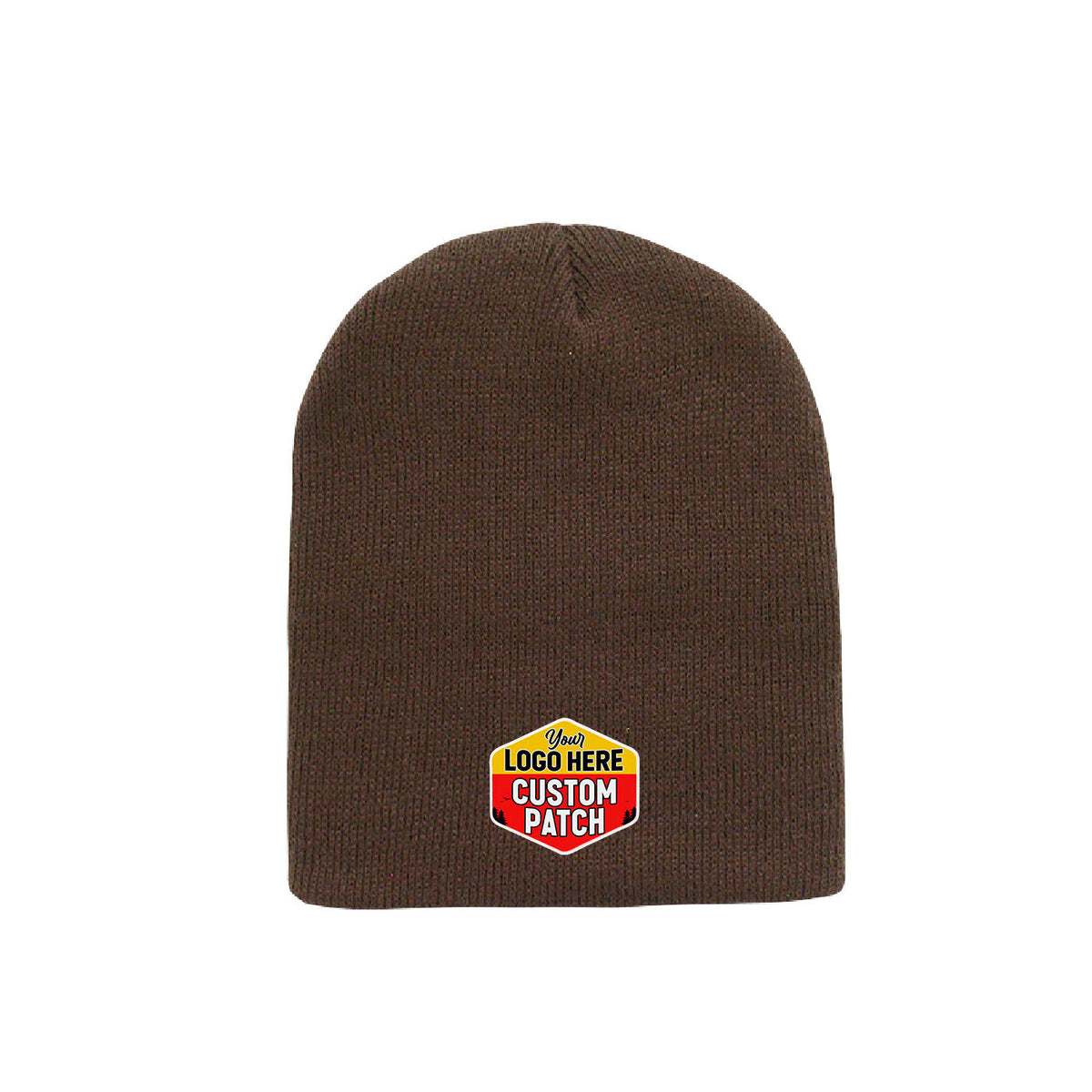 Custom Patch Decky 614 - Acrylic Short Beanie, Knit Cap - 614 - Signature Edition