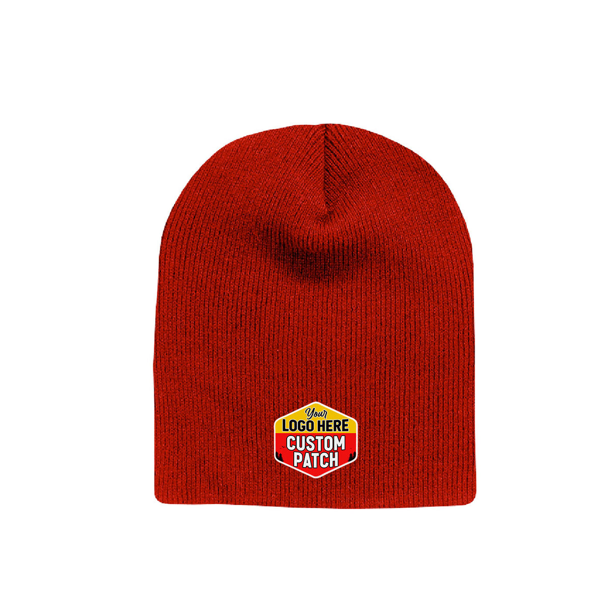 Custom Patch Decky 614 - Acrylic Short Beanie, Knit Cap - 614 - Signature Edition