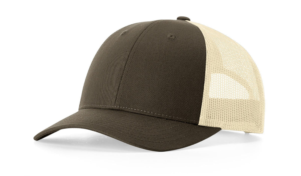 Richardson 115 Low Pro Trucker Cap, Snapback Hat - Blank - Signature Edition