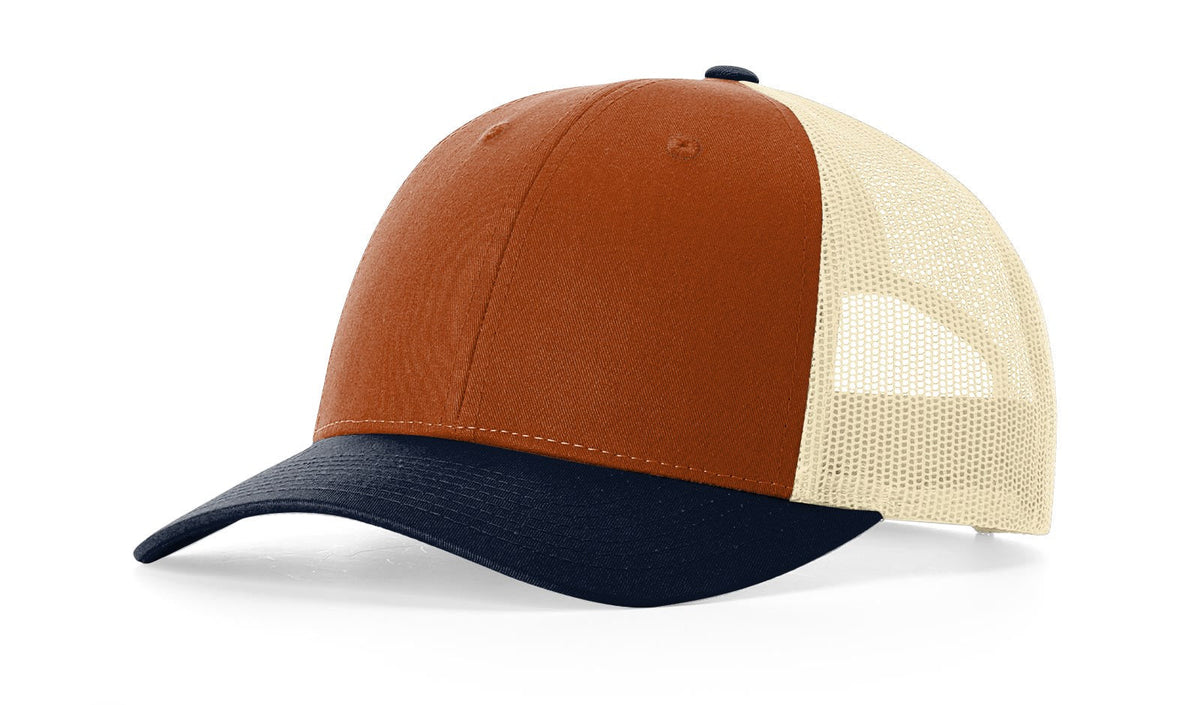 Richardson 115 Low Pro Trucker Cap, Snapback Hat - Blank - Signature Edition