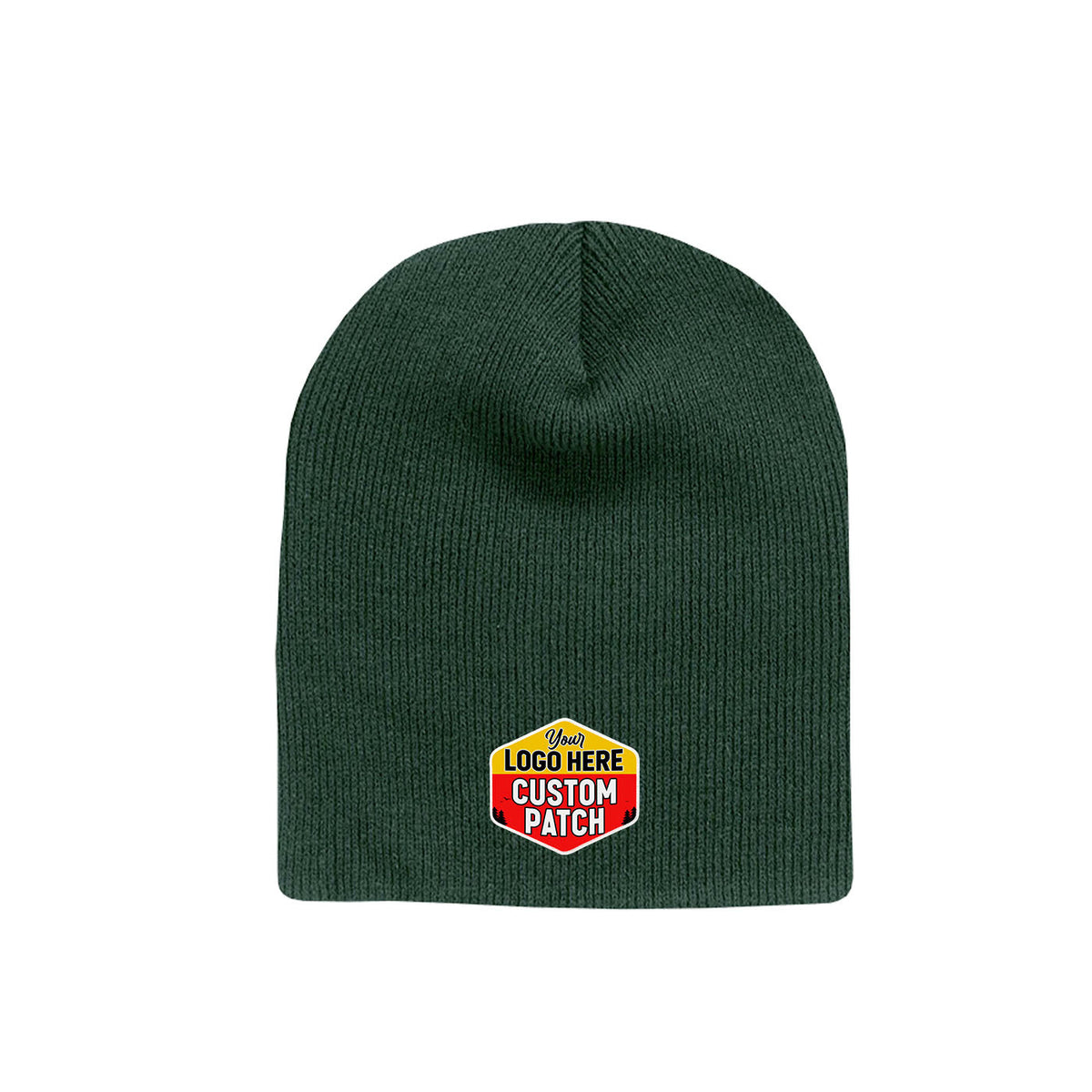 Custom Patch Decky 614 - Acrylic Short Beanie, Knit Cap - 614 - Signature Edition