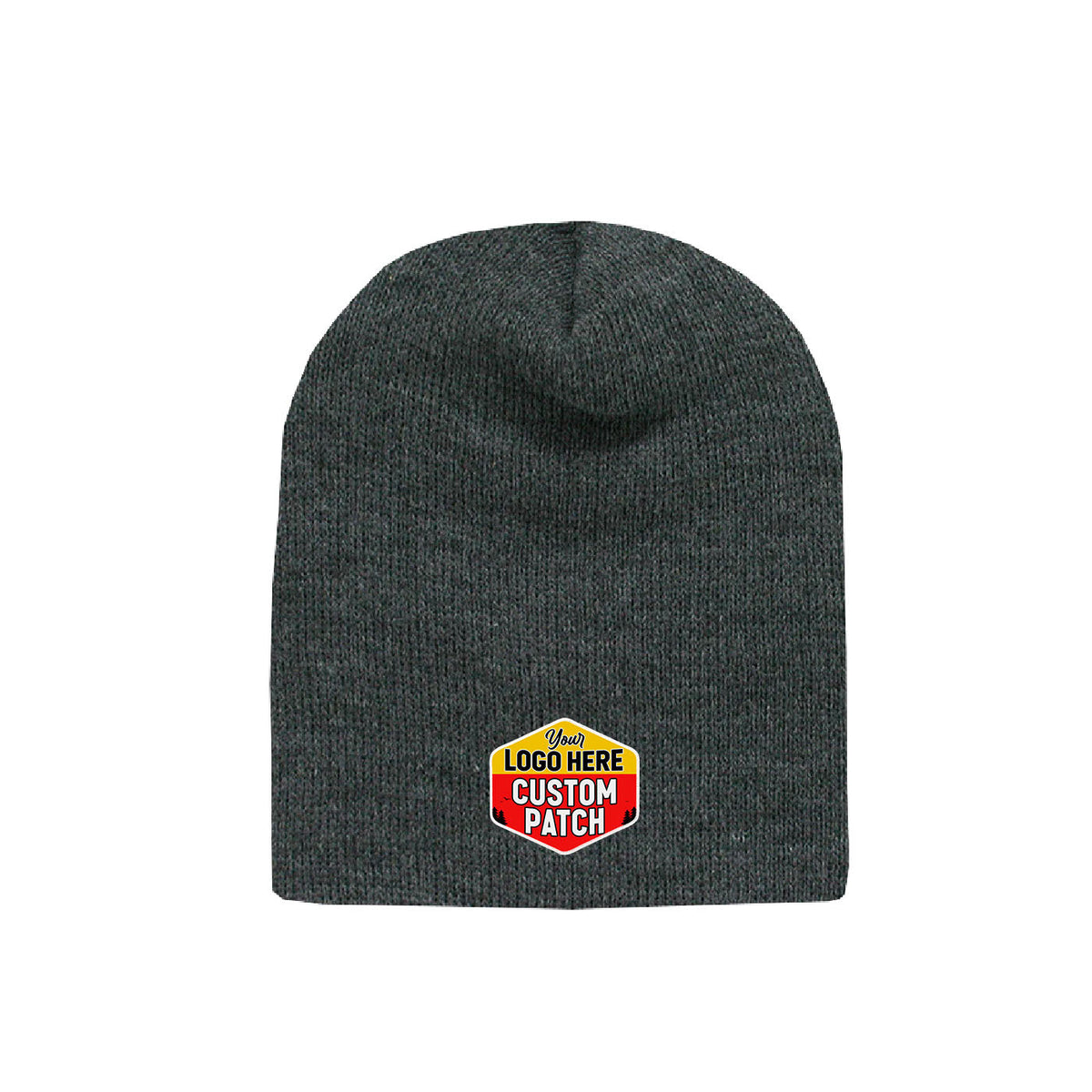 Custom Patch Decky 614 - Acrylic Short Beanie, Knit Cap - 614 - Signature Edition