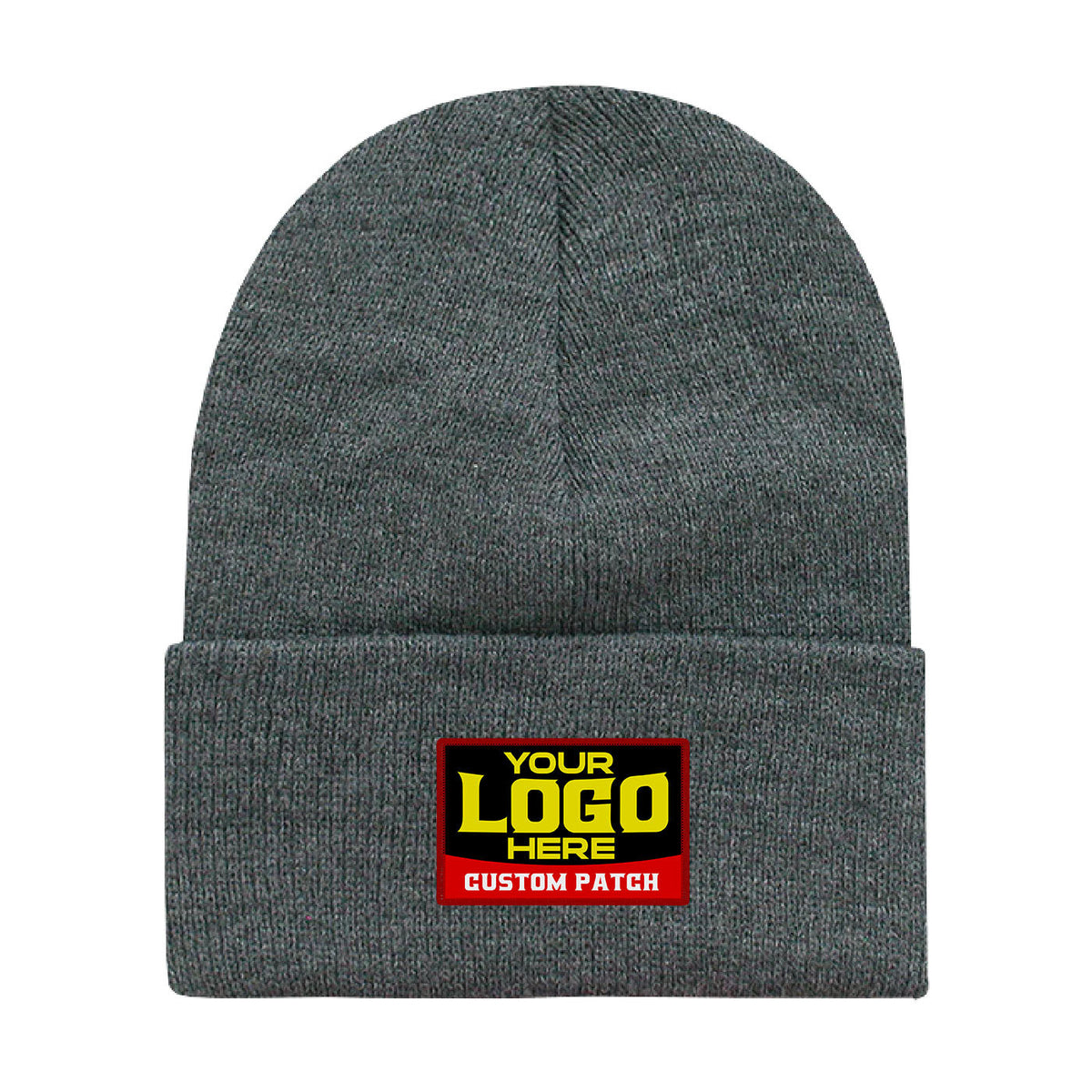 Custom Patch Decky 186 - Acrylic Long Beanie, Knit Cap - 186 - Signature Edition