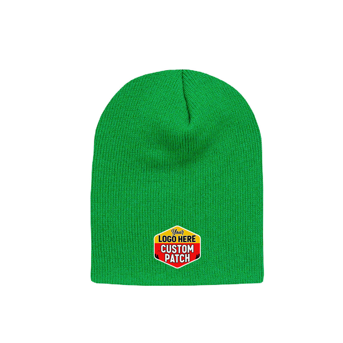 Custom Patch Decky 614 - Acrylic Short Beanie, Knit Cap - 614 - Signature Edition