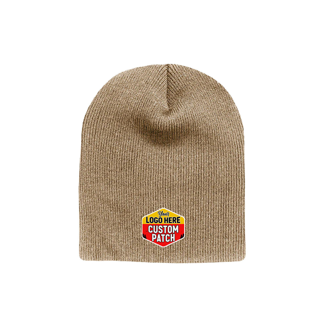 Custom Patch Decky 614 - Acrylic Short Beanie, Knit Cap - 614 - Signature Edition
