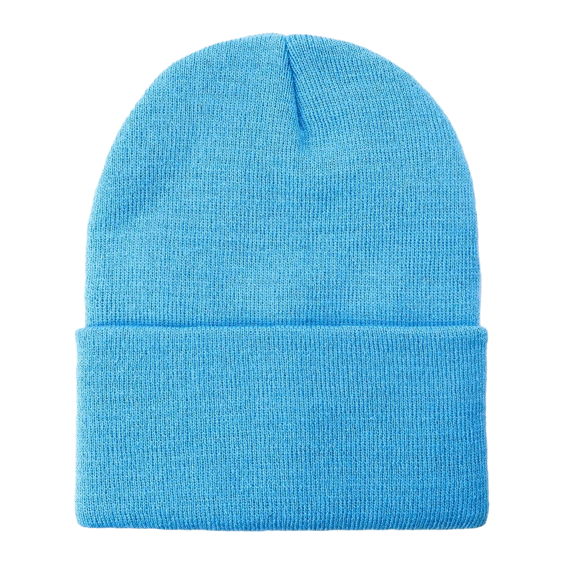 Unbranded Long Knit Beanie, Blank Knit Cap - Signature Edition
