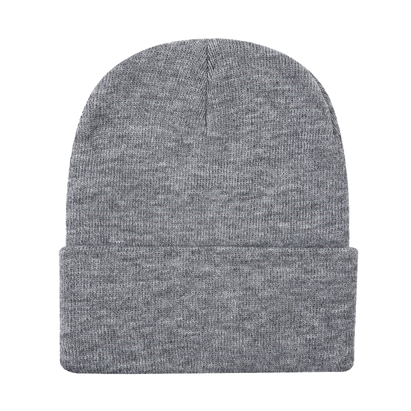 Unbranded Long Knit Beanie, Blank Knit Cap - Signature Edition