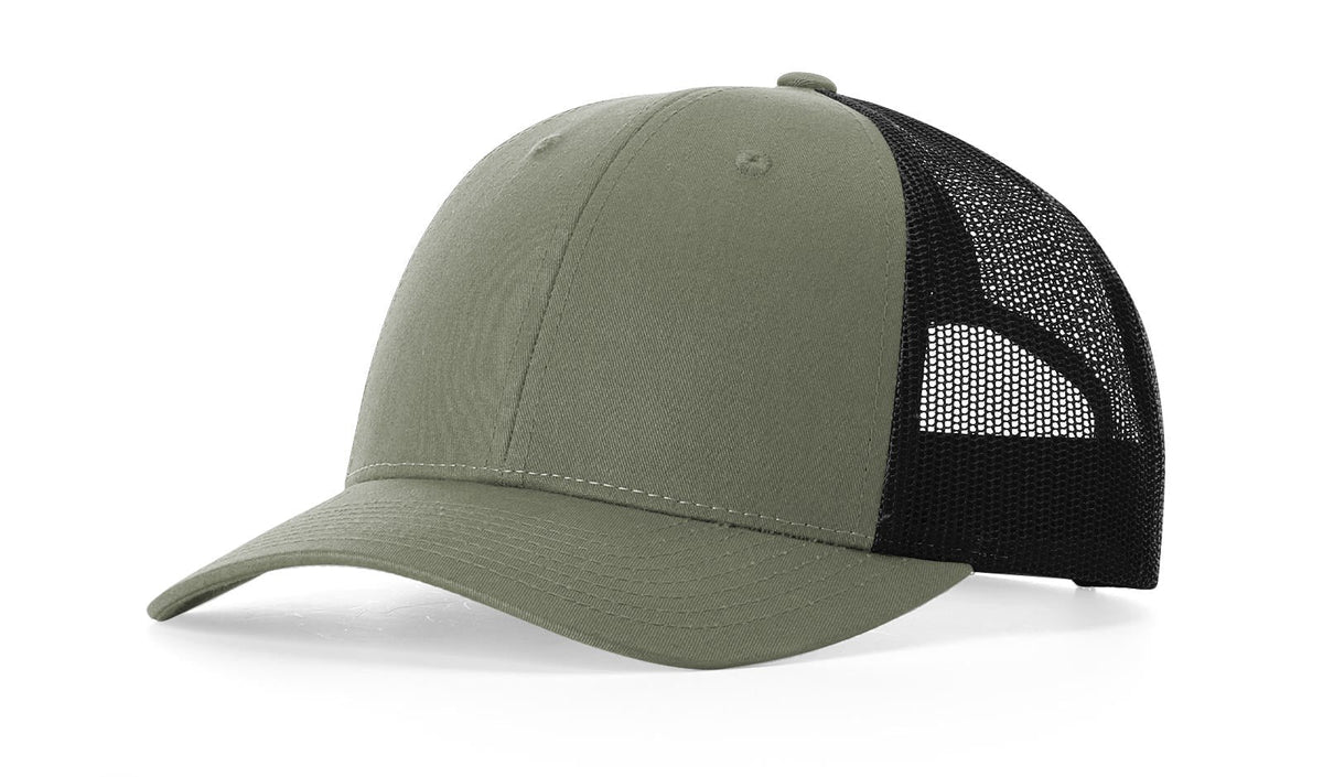 Richardson 115 Low Pro Trucker Cap, Snapback Hat - Blank - Signature Edition