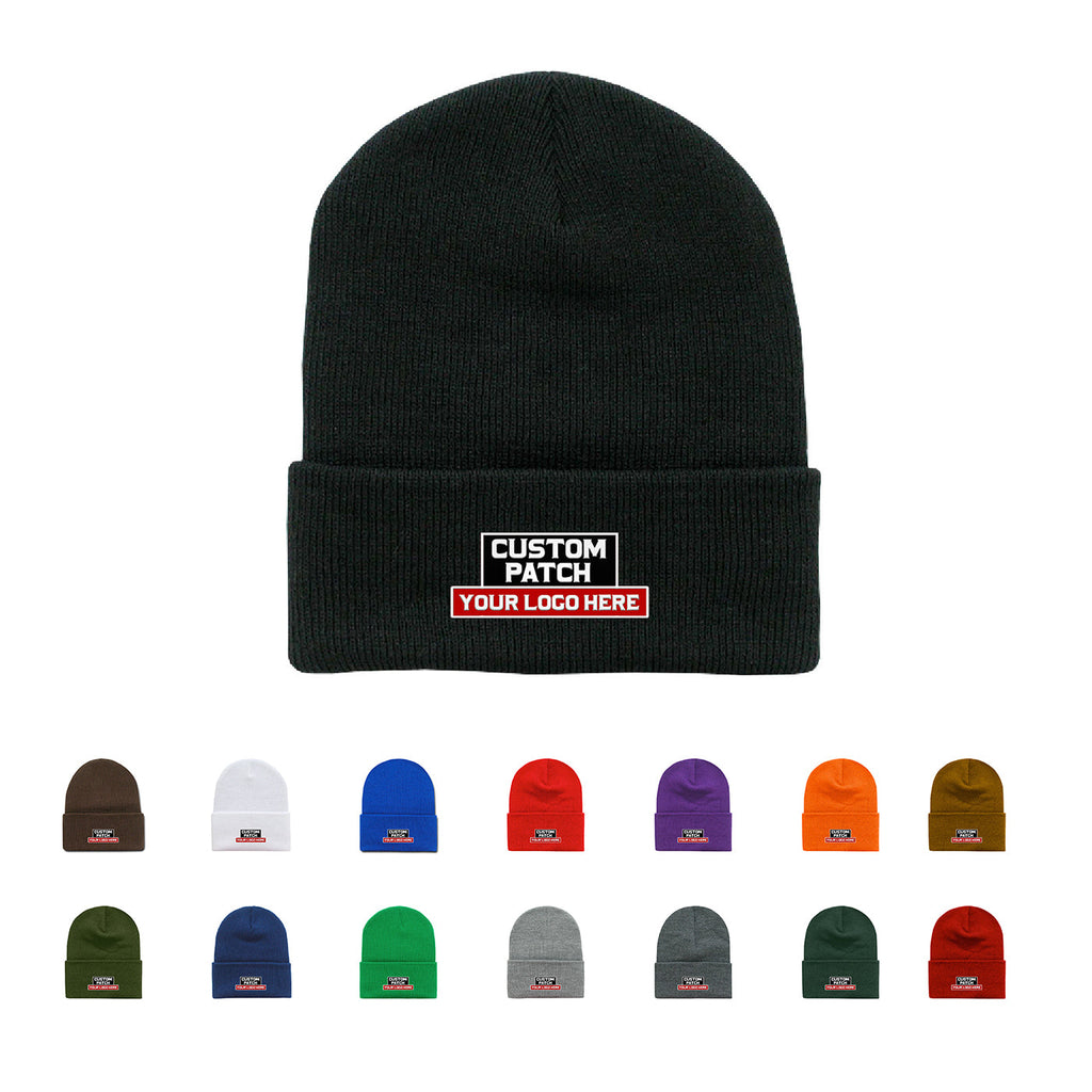 Custom Patch Decky 613 - Acrylic Long Beanie, Knit Cap - 613 - Signature Edition