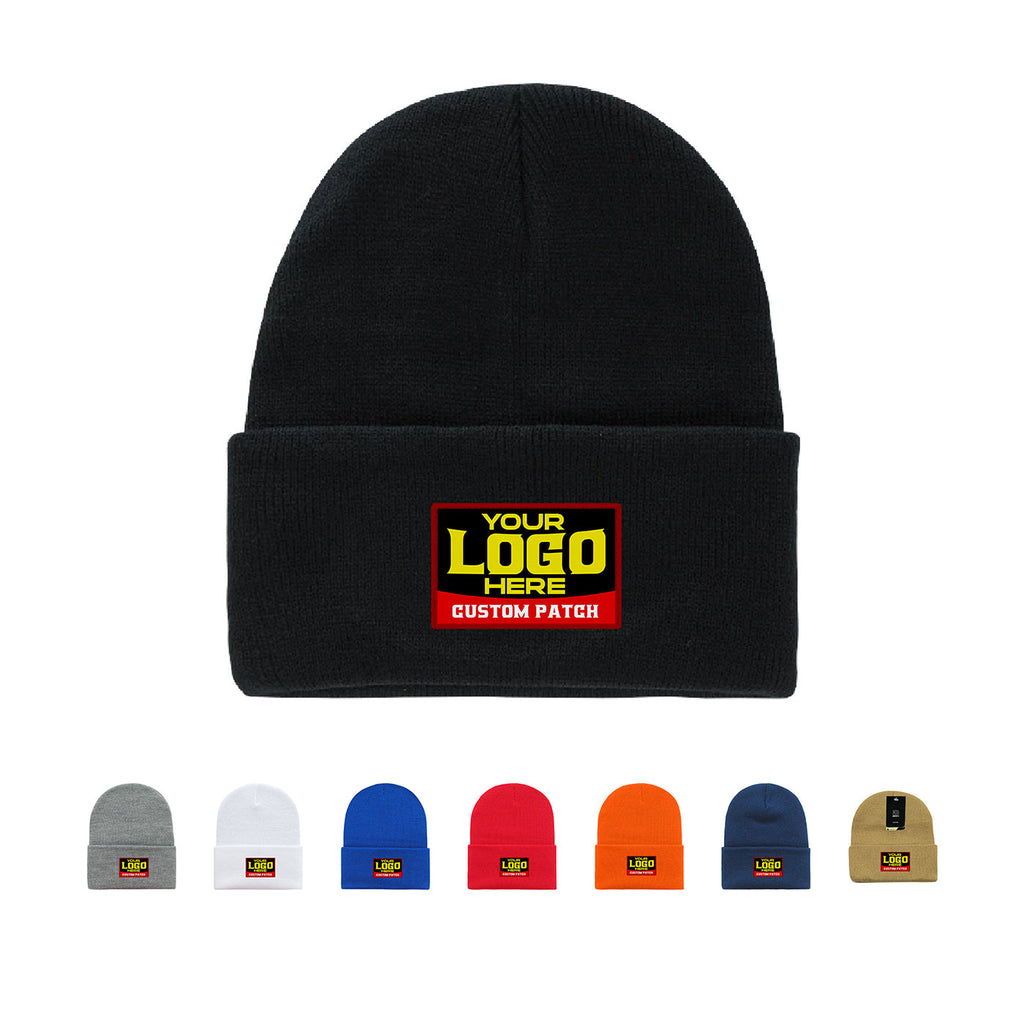 Custom Patch Decky 186 - Acrylic Long Beanie, Knit Cap - 186 - Signature Edition