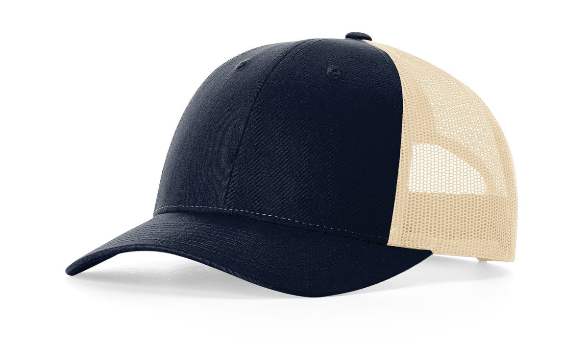Richardson 115 Low Pro Trucker Cap, Snapback Hat - Blank - Signature Edition