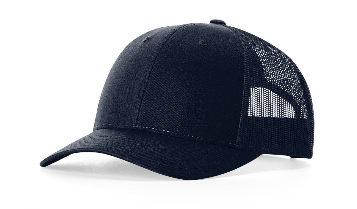 Richardson 115 Low Pro Trucker Cap, Snapback Hat - Blank - Signature Edition