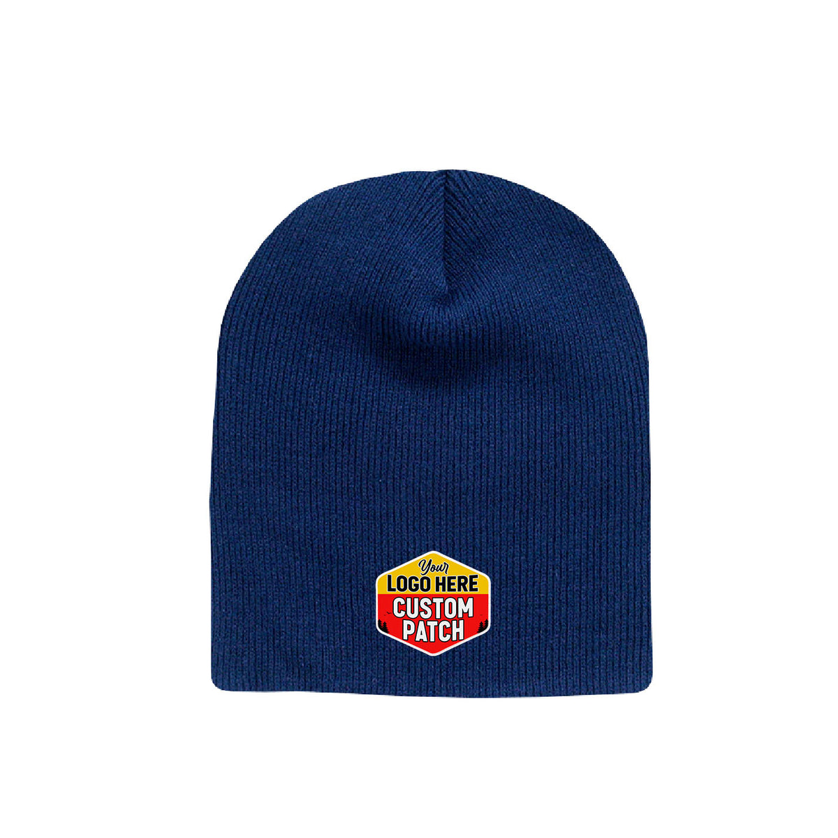 Custom Patch Decky 614 - Acrylic Short Beanie, Knit Cap - 614 - Signature Edition