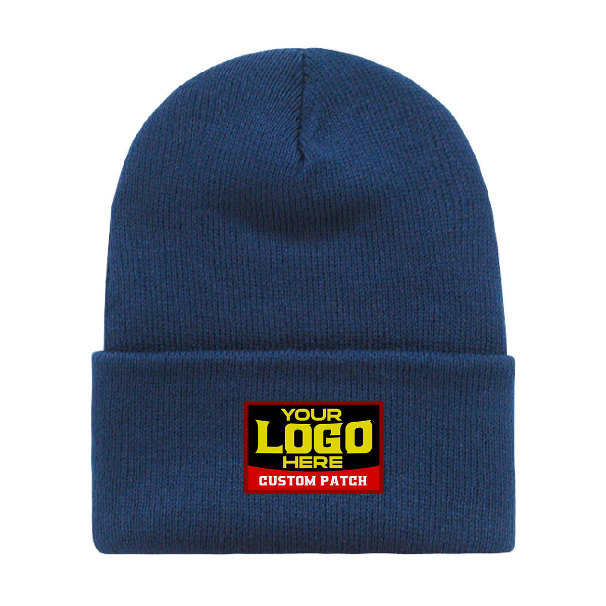 Custom Patch Decky 186 - Acrylic Long Beanie, Knit Cap - 186 - Signature Edition
