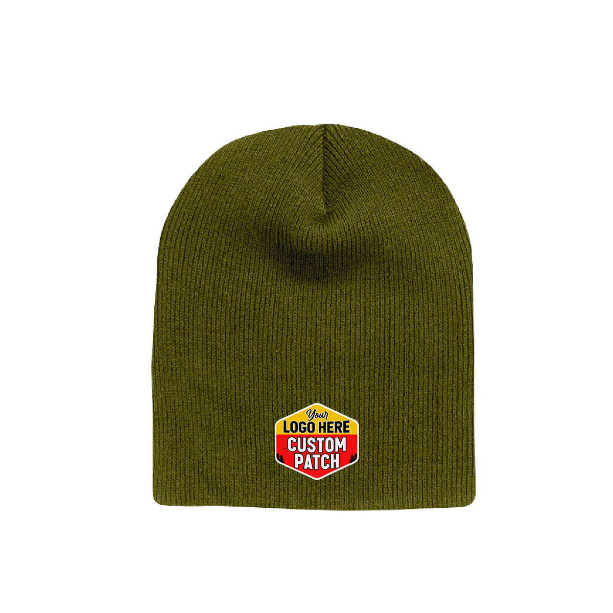Custom Patch Decky 614 - Acrylic Short Beanie, Knit Cap - 614 - Signature Edition