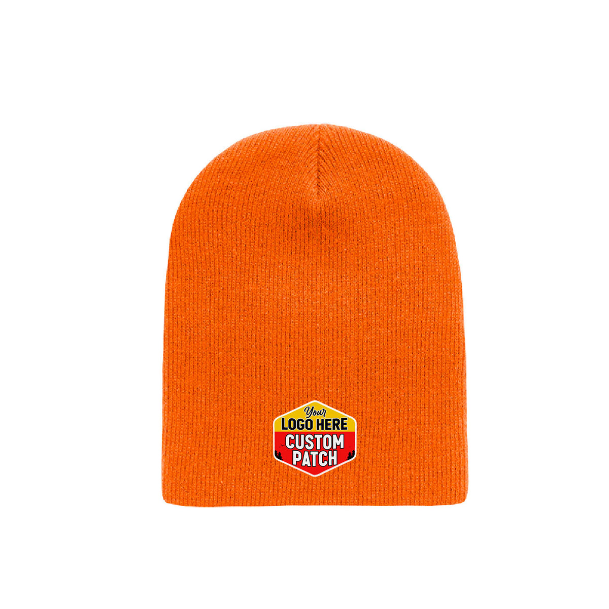 Custom Patch Decky 614 - Acrylic Short Beanie, Knit Cap - 614 - Signature Edition