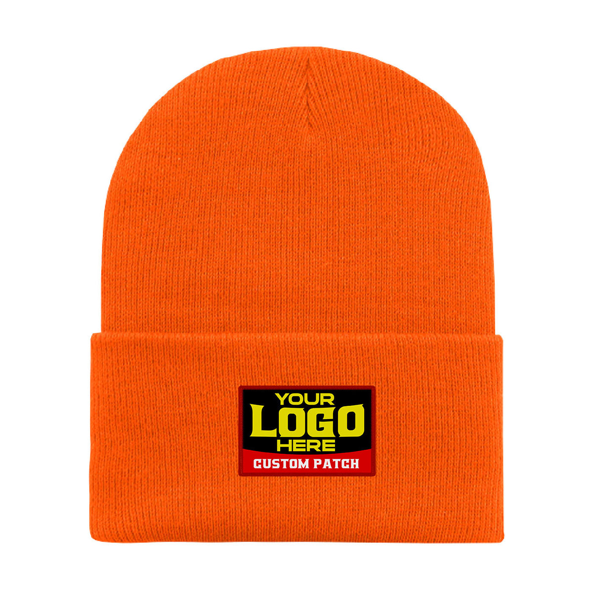Custom Patch Decky 186 - Acrylic Long Beanie, Knit Cap - 186 - Signature Edition