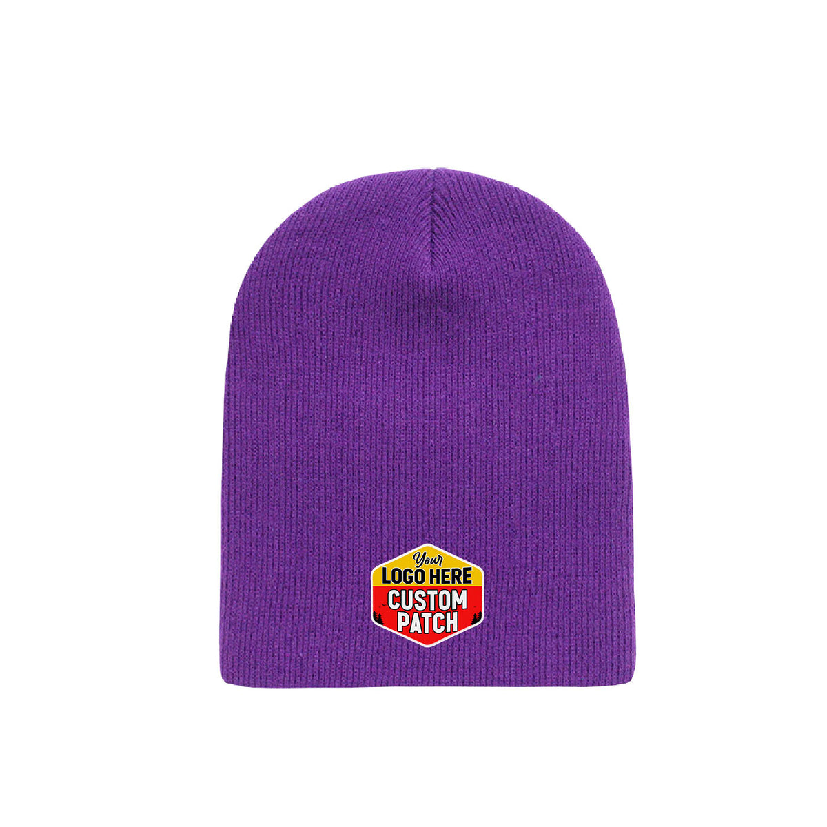 Custom Patch Decky 614 - Acrylic Short Beanie, Knit Cap - 614 - Signature Edition