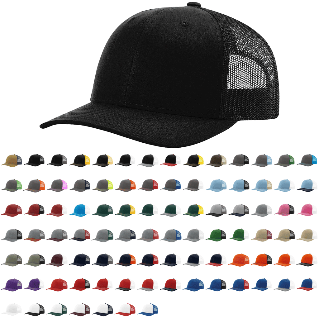 Richardson 112 Trucker Hat Snapback Cap - Blank - Signature Edition