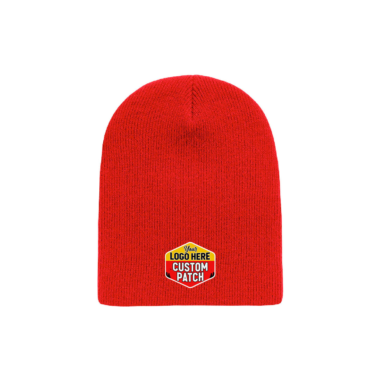 Custom Patch Decky 614 - Acrylic Short Beanie, Knit Cap - 614 - Signature Edition