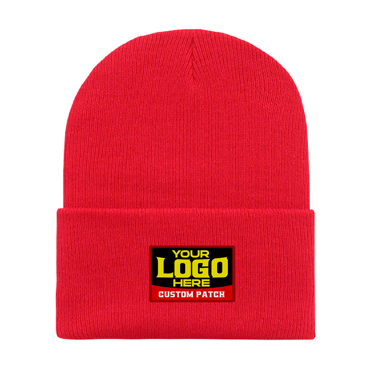 Custom Patch Decky 186 - Acrylic Long Beanie, Knit Cap - 186 - Signature Edition