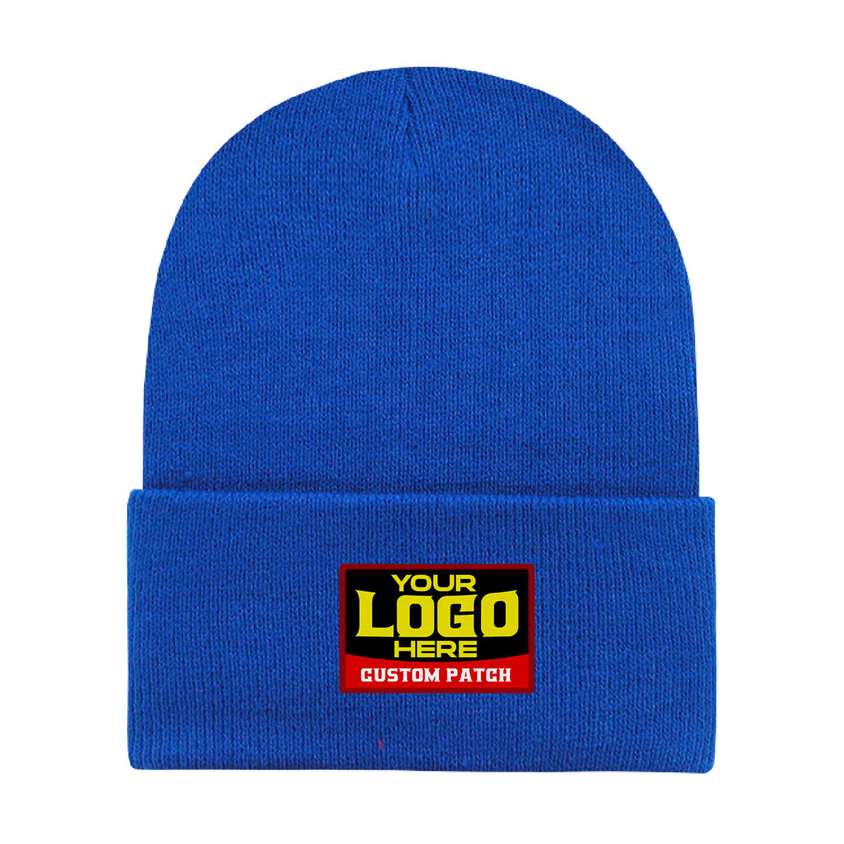Custom Patch Decky 186 - Acrylic Long Beanie, Knit Cap - 186 - Signature Edition