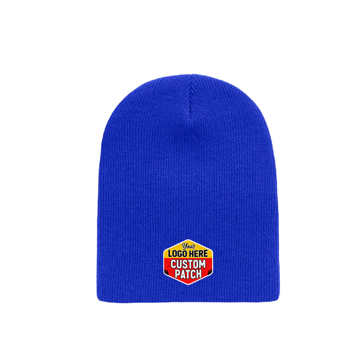 Custom Patch Decky 614 - Acrylic Short Beanie, Knit Cap - 614 - Signature Edition