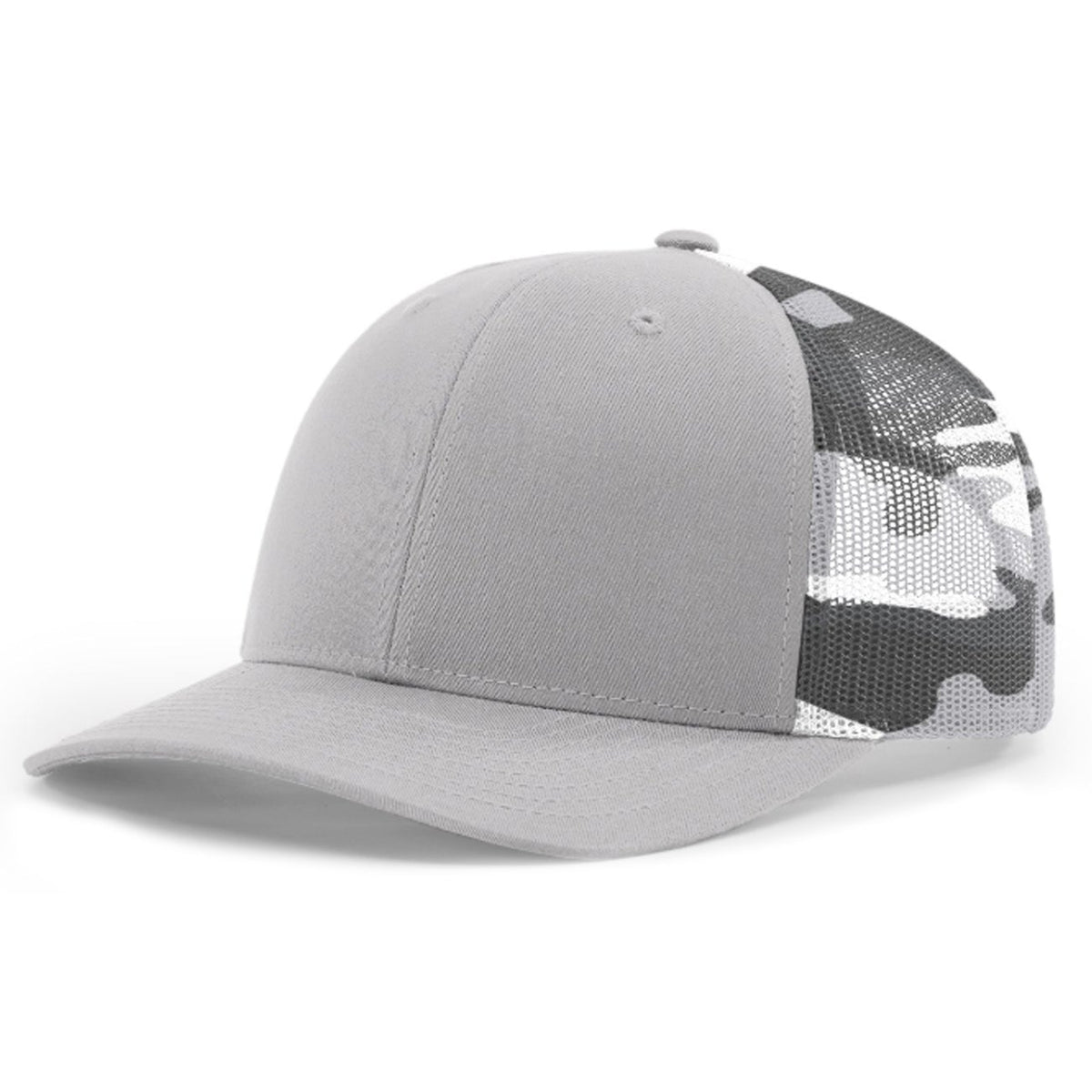 Richardson 112PM Printed Mesh Back Trucker Cap Snapback Hat - Blank - Signature Edition
