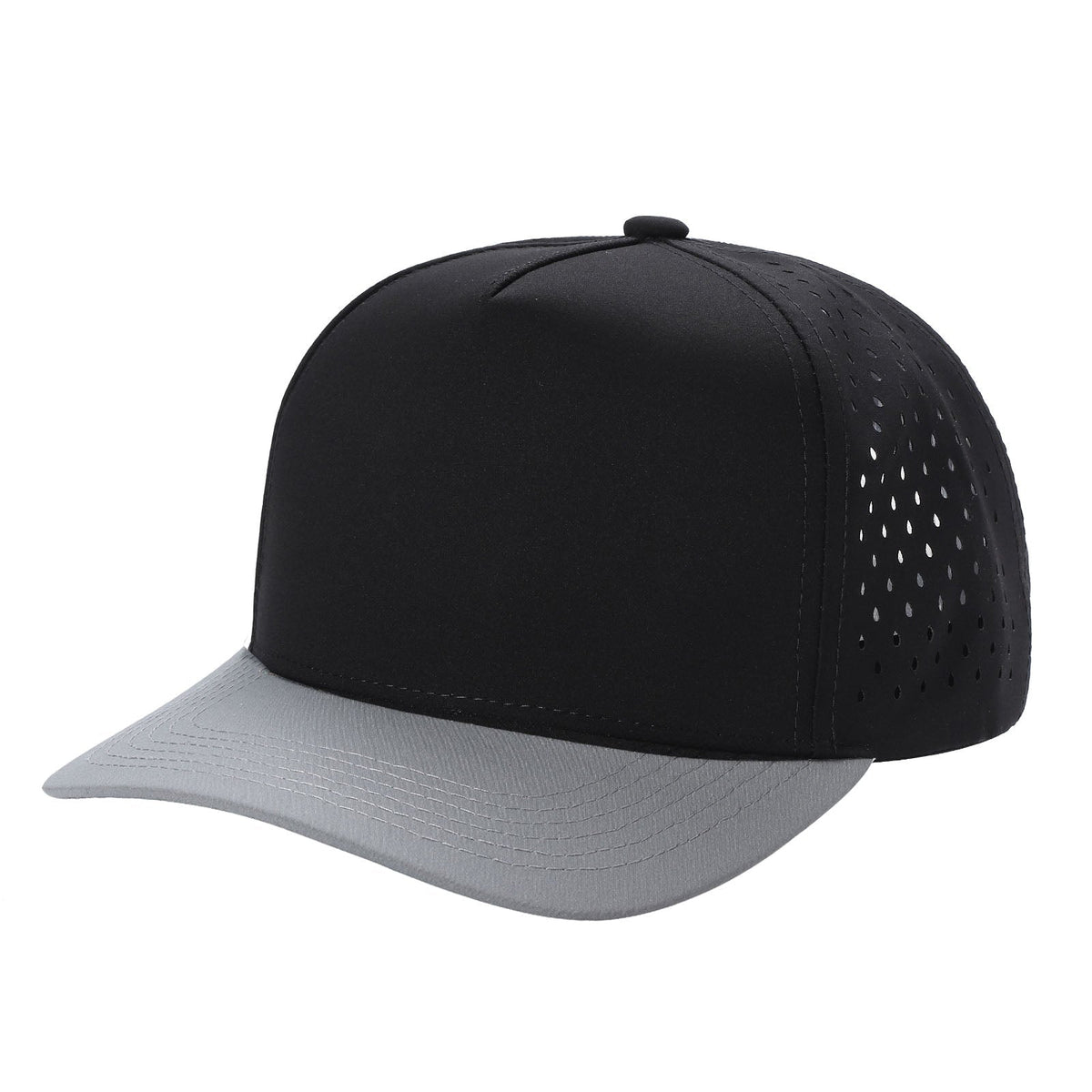 Unbranded 5 Panel Perforated Laser Mesh Hat Waterproof Cap - Signature Edition