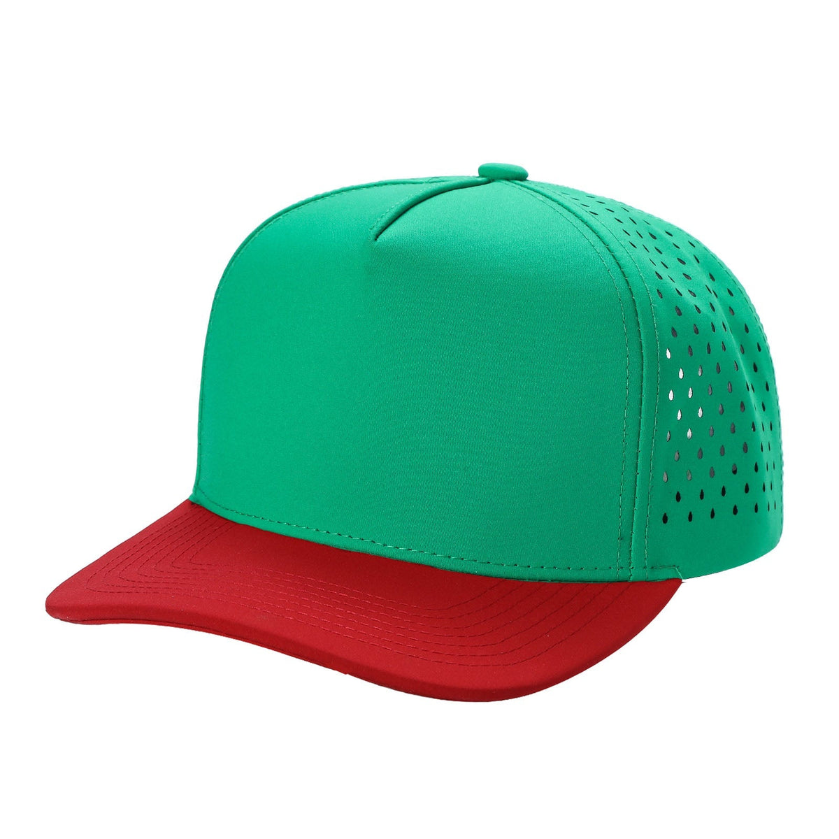 Unbranded 5 Panel Perforated Laser Mesh Hat Waterproof Cap - Signature Edition