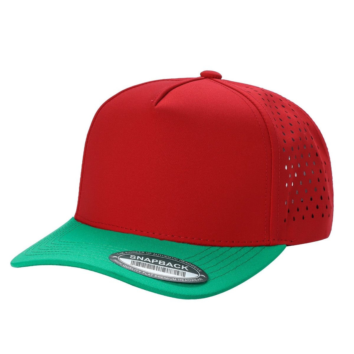 Unbranded 5 Panel Perforated Laser Mesh Hat Waterproof Cap - Signature Edition