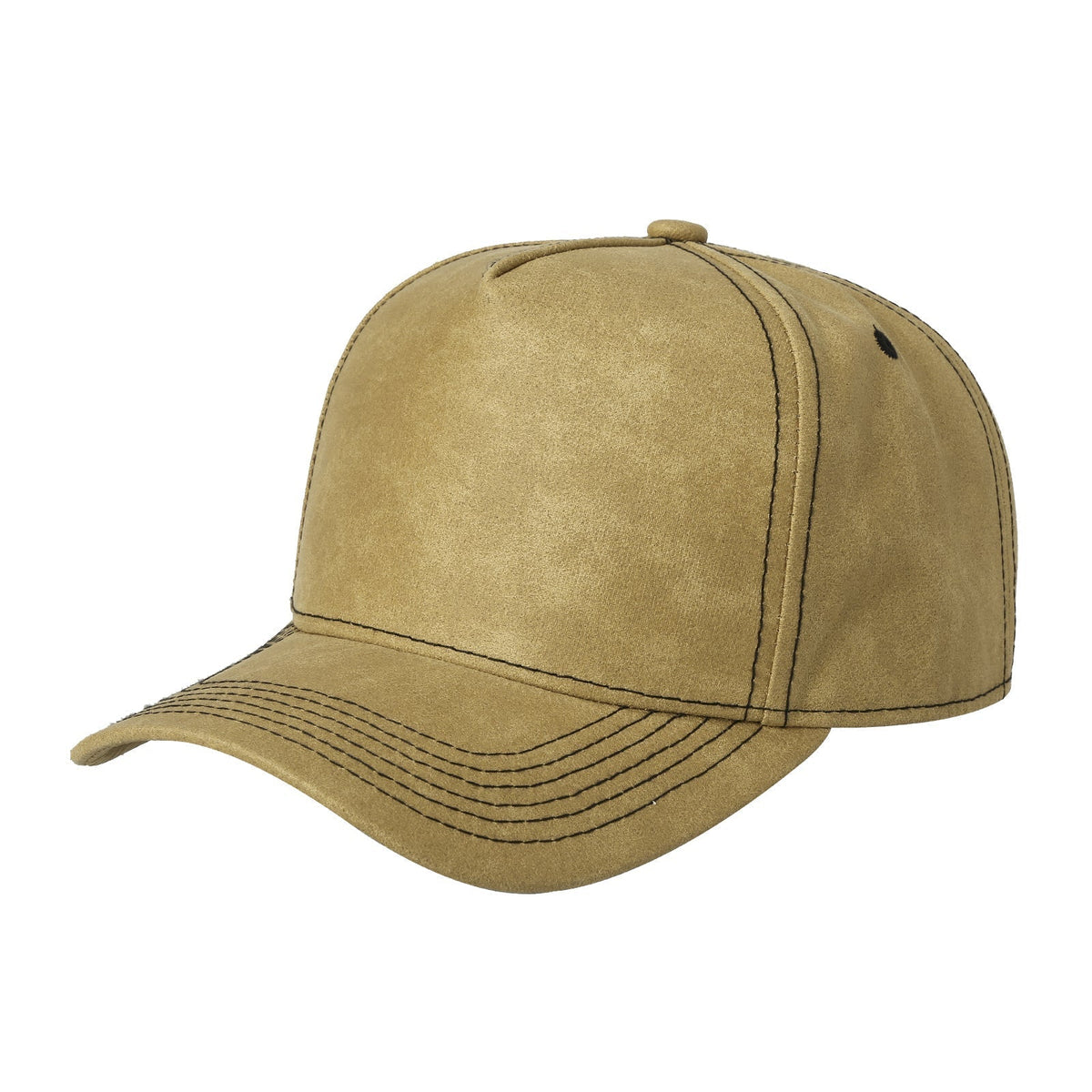 Unbranded 5 Panel Leather Cap - Signature Edition