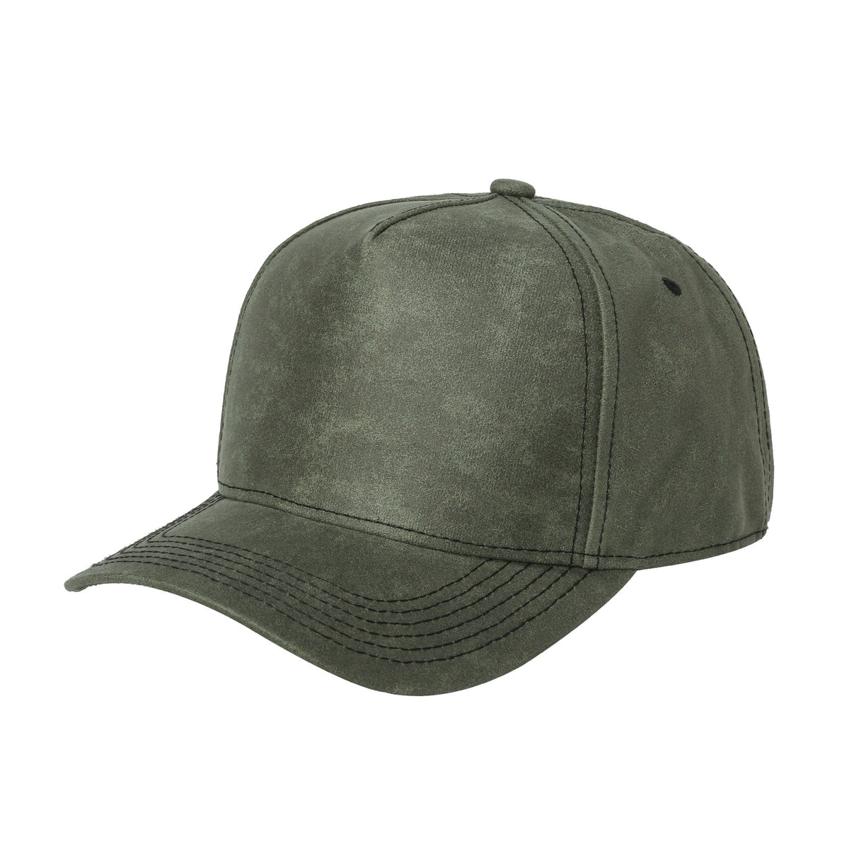 Unbranded 5 Panel Leather Cap - Signature Edition