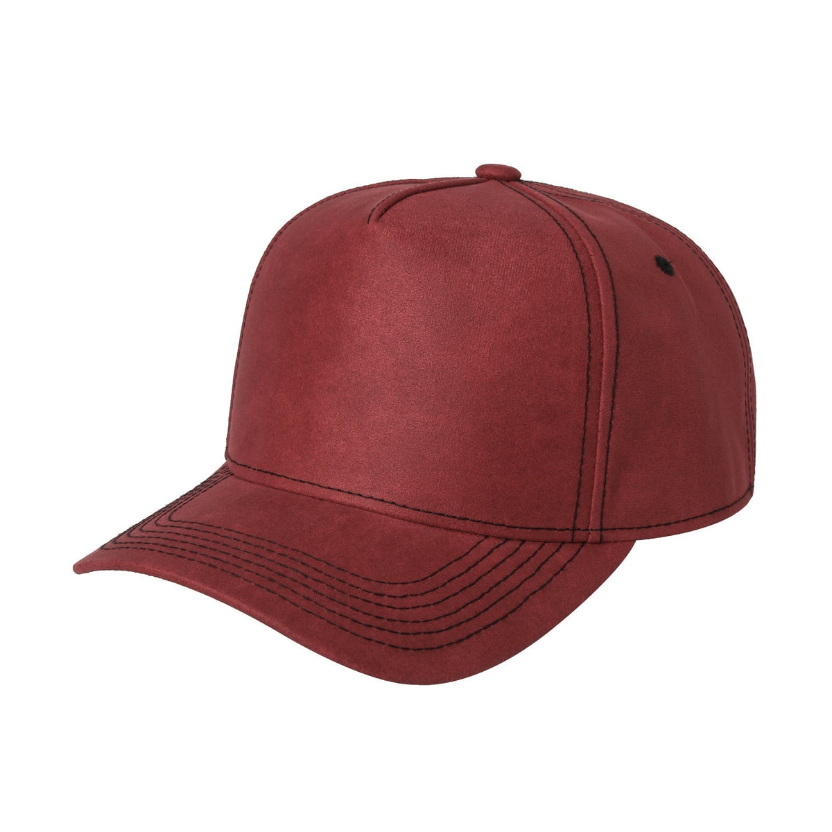 Unbranded 5 Panel Leather Cap - Signature Edition