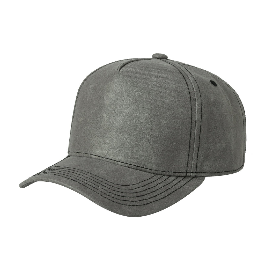 Unbranded 5 Panel Leather Cap - Signature Edition