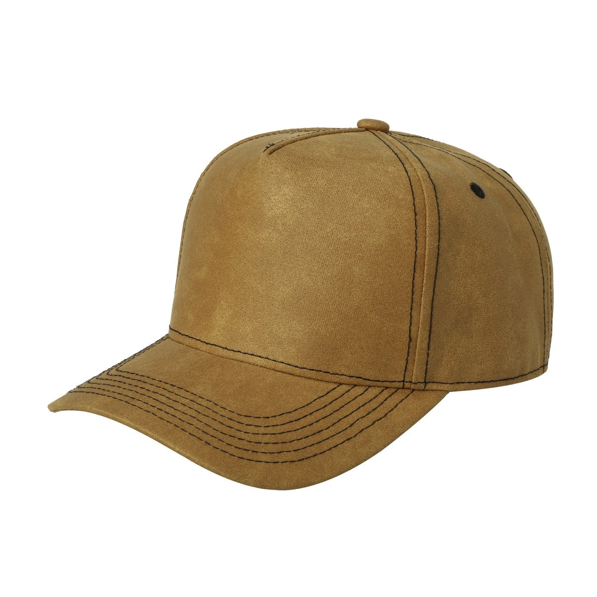 Unbranded 5 Panel Leather Cap - Signature Edition