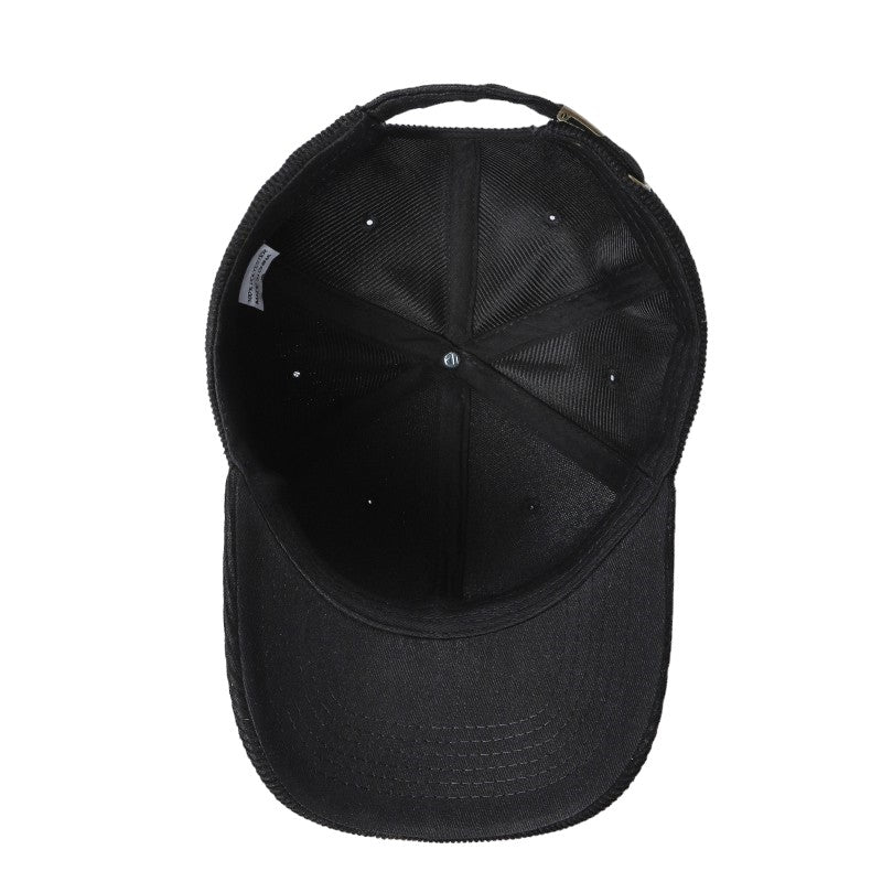 Unbranded Corduroy Baseball Cap with Buckle Closure - Signature Edition